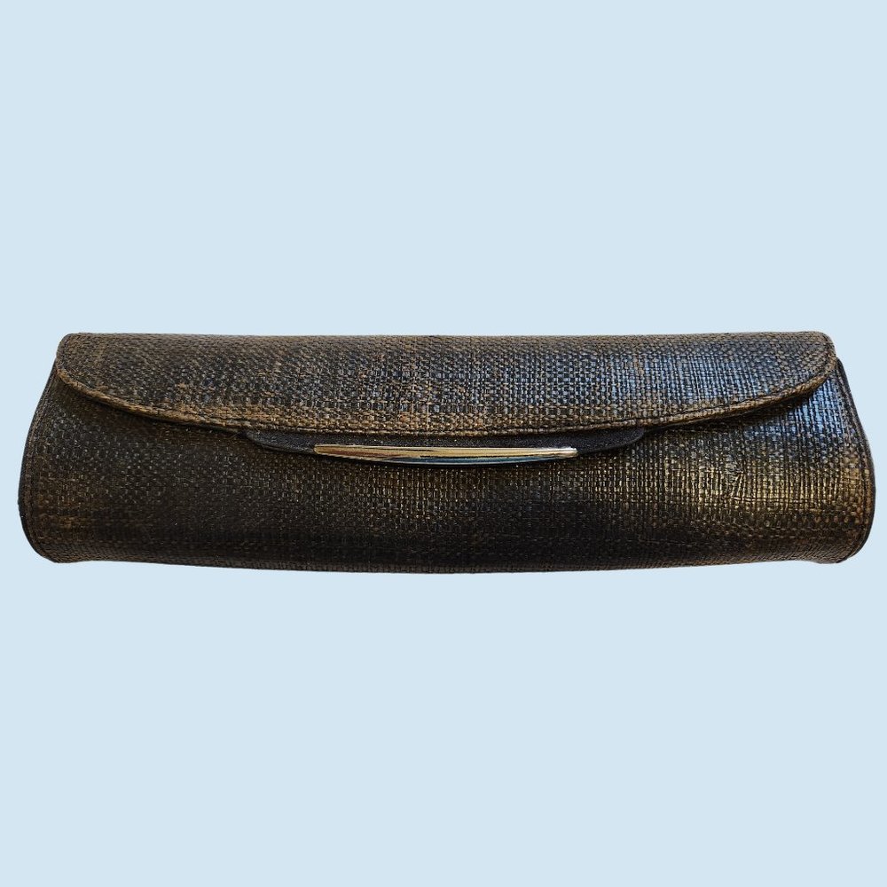 NWT VBH First Edition Raffia Clutch Bag